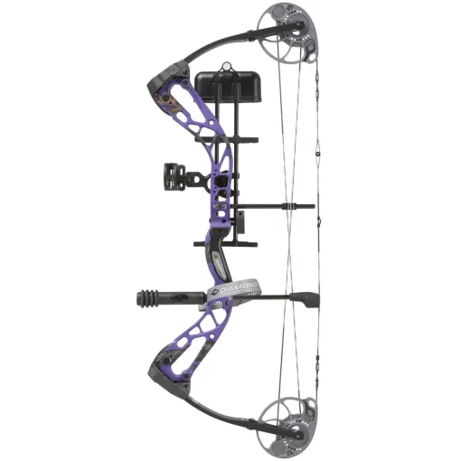 Diamond Edge SB-1 Bow Package Purple Blaze 70 lb. RH