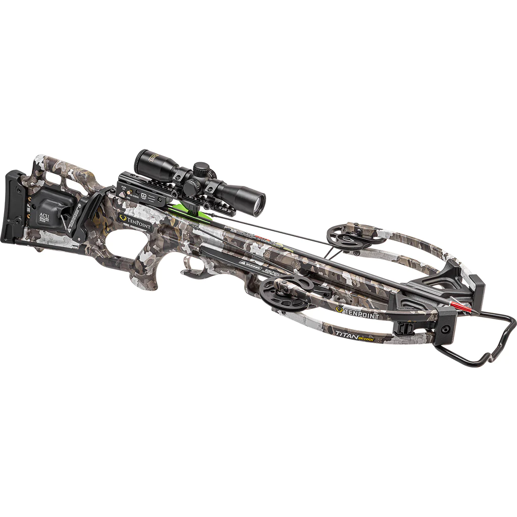 TenPoint Titan De-Cock Crossbow Package ACUdraw De-Cock Vektra